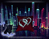 QSJ-Hearts Red Pillow