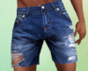 Distressed Jean Shorts