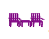 Purple Chair for Two