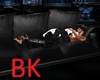 BK> leather Cuddle Sofa