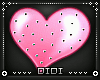 !D! Floating Heart Pink