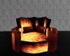 Dark Fire Cuddle Chair
