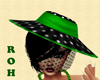 HEPBURN hat green ROH