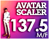 AVATAR SCALER 137.5%
