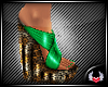 SWA}Lady Green Shoes