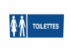 panneau toilette