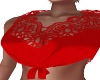 Bess Red Lace Crop