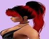 Red and Black Ponytail