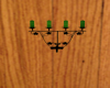 Green Candle wall holder