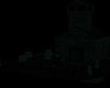 Eerie churchyard night