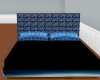 blue custom bed