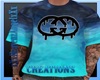 G Blue Ombre Drip Tee