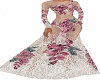 Flowers Pink Gown