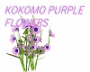 KOKOMO PURPLE FLOWERS