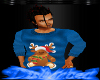 Rudolph sweater blue