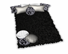 poseless pillow rug blk