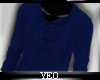 |Y| Blue Lace Sweater