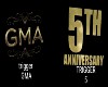 GMA 5TH ANNIV TRIG ROCKE