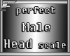 F4-Male Head Scale