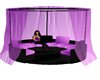 Purple n Black Couch