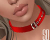 SD| Belt Collar - Red