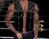 Blk Vest with Tattoos