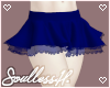 Double Ruffle Blue skirt