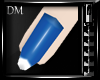 [DM] Blue PVC Nails