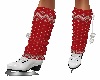 Ice Skating Red Socks