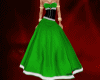 D Green Christmas Gown
