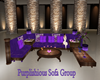 LGZ Purple Sofa Group