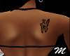 back tattoo butterfly(M)