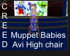 MuppetBabiesAviHighChair