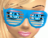 [C] Blue Kanye Glasses