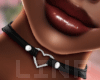 Choker Black Heart