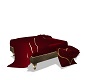 Red Gold Ottoman