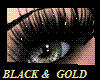 Black gold Eyelashes L