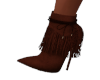 Brown Fall Fringe Boots