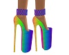 Bling Rainbow Heels