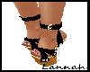 *L* Black Sandals