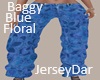 Baggy Blue Floral