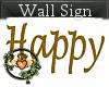 Happy Fall Wall Sign