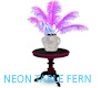 NEON TABLE AND FERN
