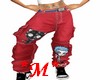 *M*baggy pant red