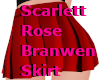 Scarlett Red Skirt