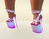 Mafia Pink & White Heels