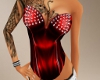 Red Studded Corset