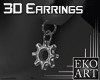 Steampunk Gear Earring S