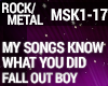 Fall Out Boy - My Songs