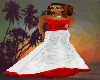 (T) Red/White Gown